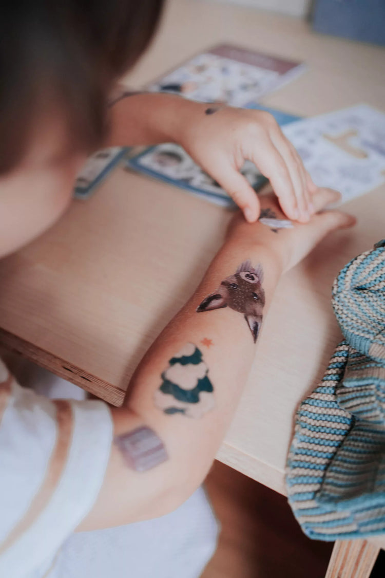 TATUAJES VEGANOS ''ZORRO Y ARDILLA''