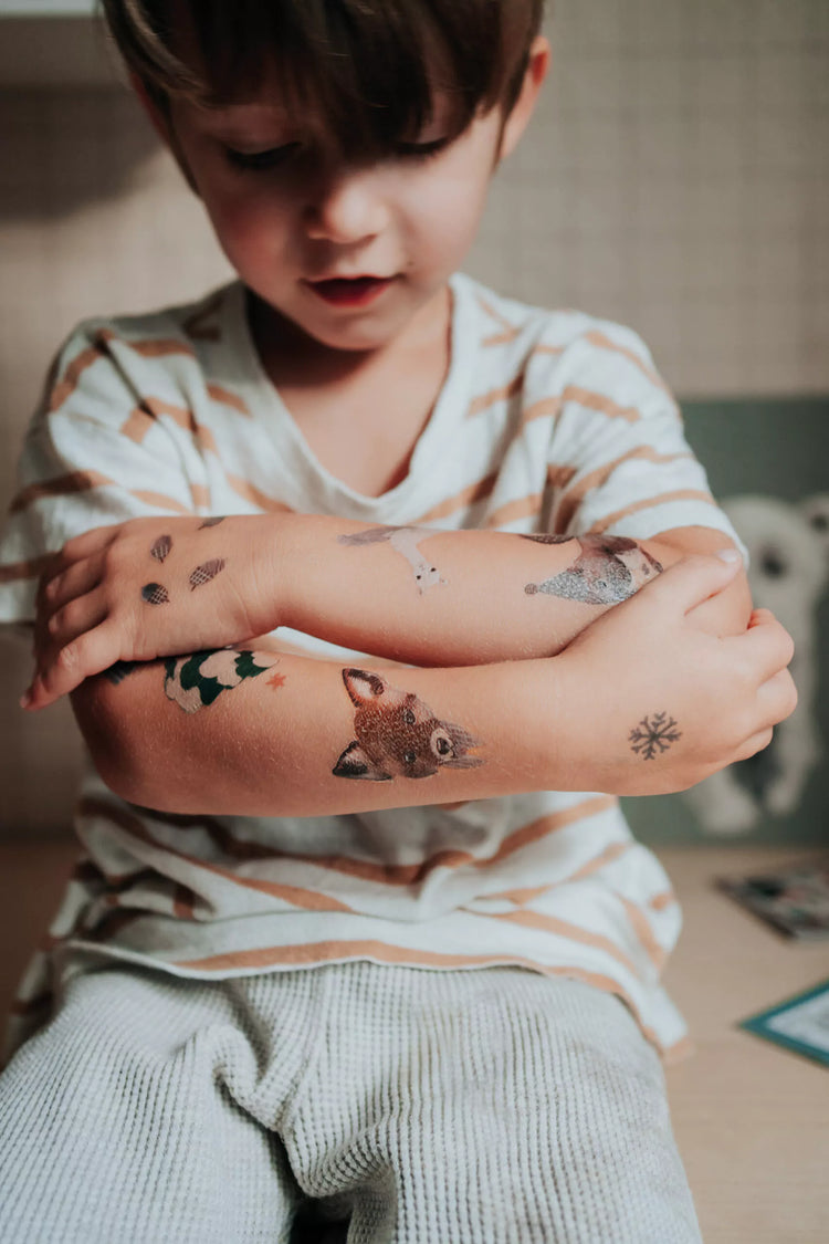 TATUAJES VEGANOS ''ZORRO Y ARDILLA''