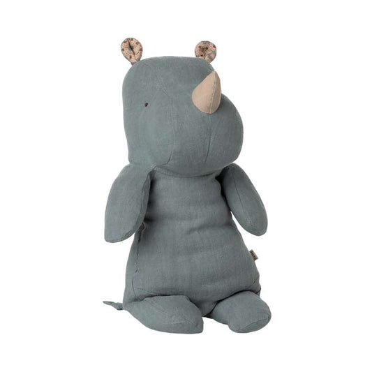 Safari Friends - Rinoceronte Mediano - Azul Empolvado