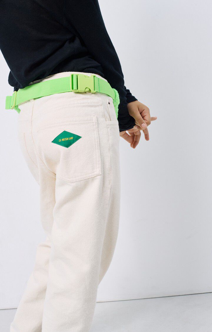 Pantalon vaquero crudo