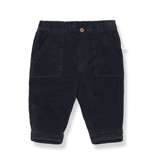 PANTALÓN DE BEBÉ COLOR DARK BLUE – 1+IN THE FAMILY | KIDSLABCO