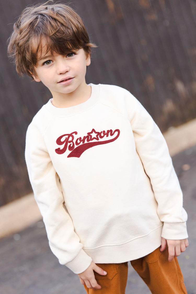 Sudadera Sandy écru kids| Bonton Faroe Island | Kidslabco