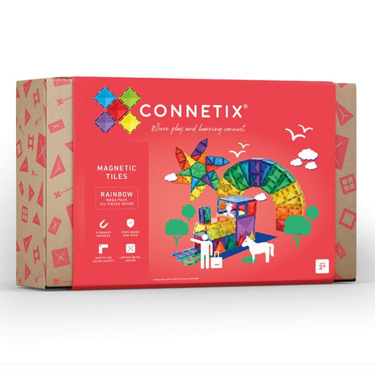 JUEGO CONSTRUCCIÓN MAGNÉTICO MEGAPACK 212 PIEZAS - CONNETIX