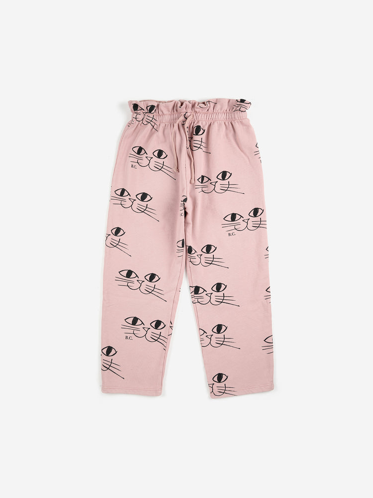 PANTALÓN DEPORTIVO ESTAMPADO GATO SONRIENTE BOBO CHOSES