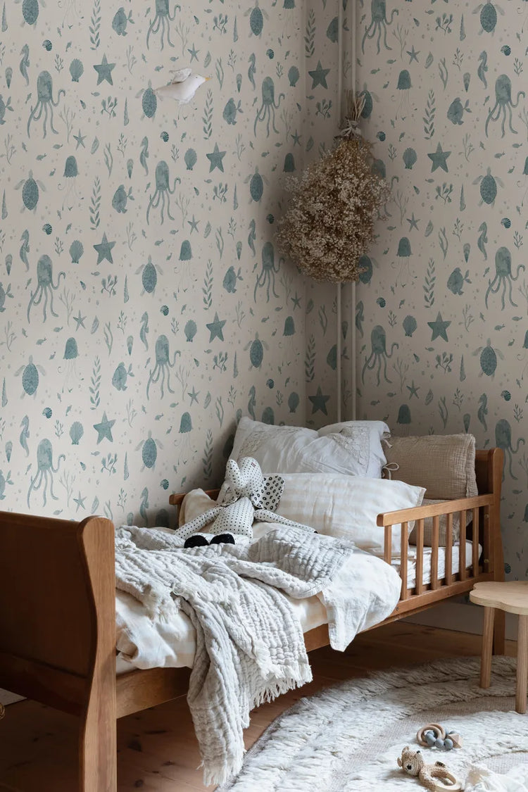 PAPEL PINTADO OCEAN BLUE