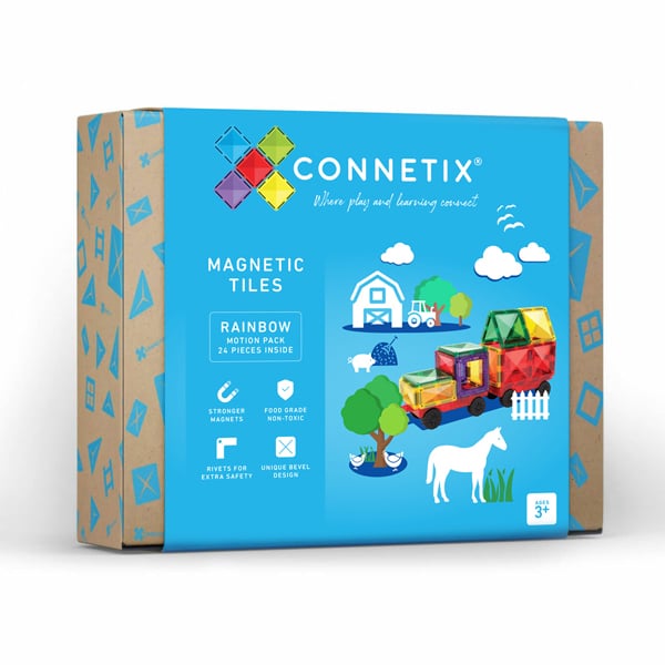 JUEGO CONSTRUCCIÓN MAGNETICO MOTION 24 PIEZAS  - CONNETIX