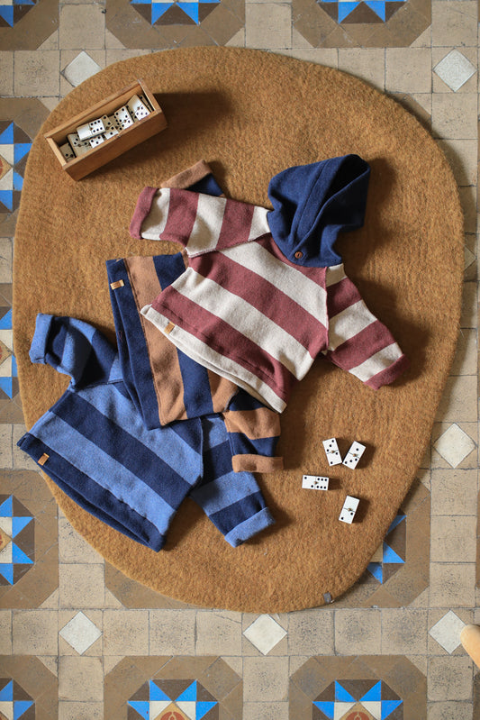 JERSEY RAYAS DE BEBÉ COLOR CASTAGNA – 1+IN THE FAMILY | KIDSLABCO (Copia)