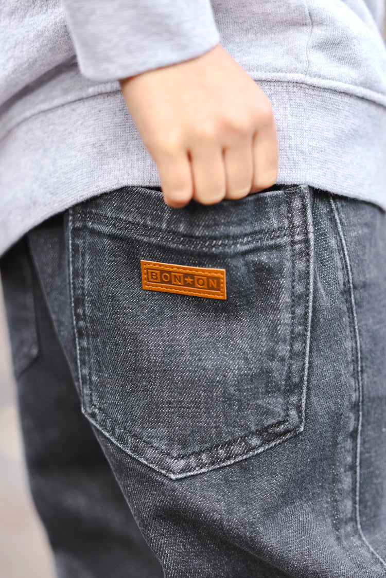 Jean Fracas denim gris niño/niña | Bonton Faroe Island | Kidslabco
