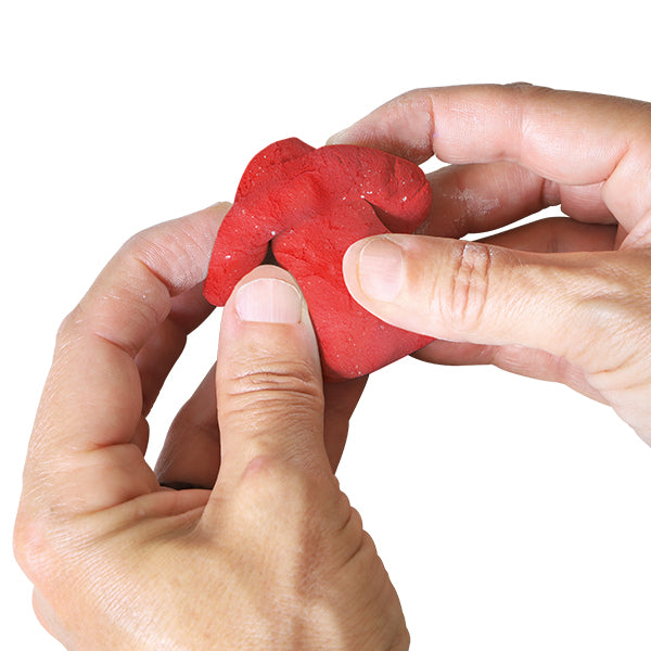 3_PASTA PARA MODELAR ROJO BRILLANTE (VEGANA Y SIN GLUTEN) en KIDSLABCOMPANY