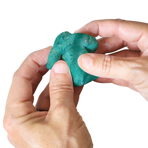 3_PASTA PARA MODELAR VERDE BRILLANTE (VEGANA Y SIN GLUTEN) en kidslabcompany