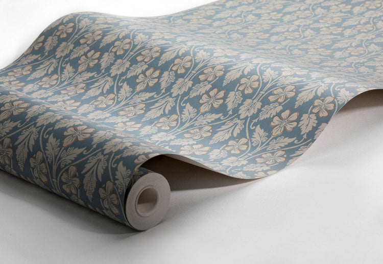 PAPEL PINTADO NORA BLUE