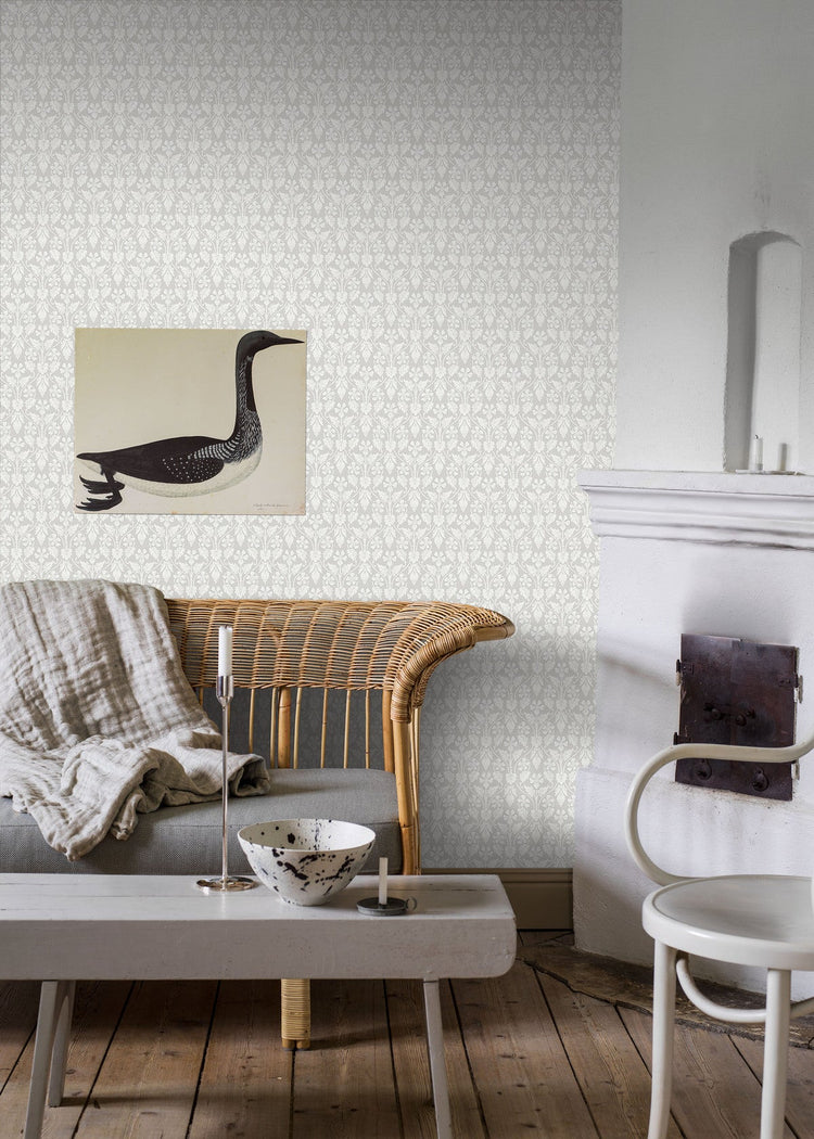 PAPEL PINTADO NORA GRAY