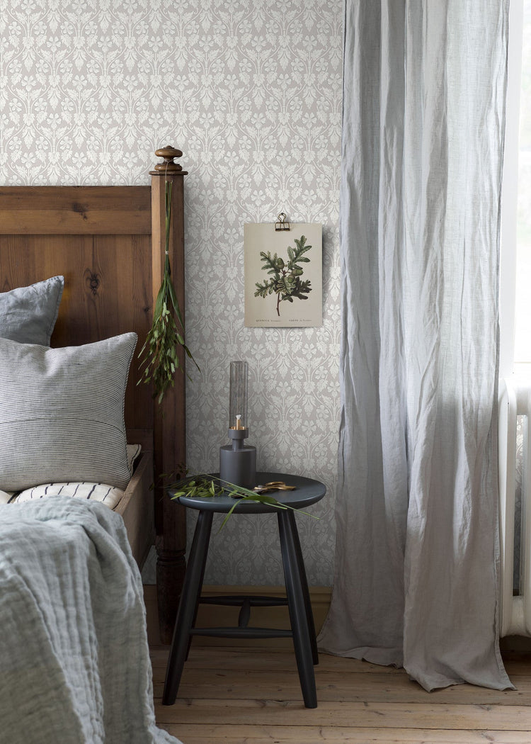 PAPEL PINTADO NORA GRAY