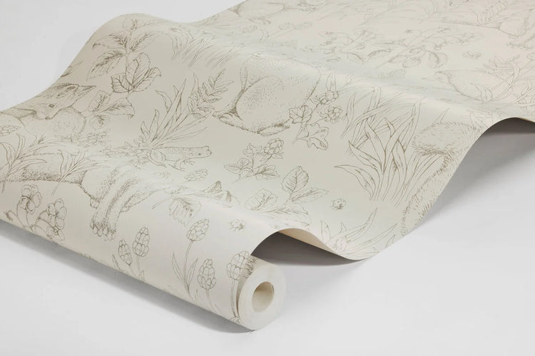 PAPEL PINTADO FOREST FRIENDS BEIGE