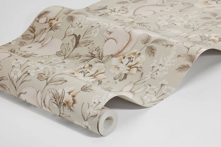 PAPEL PINTADO BOSQUE MÁGICO BEIGE