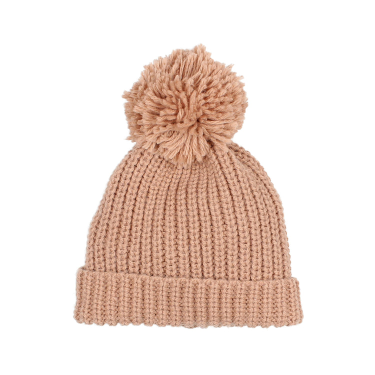 GORRO DE TRICOT CON POM POM BÚHO BCN
