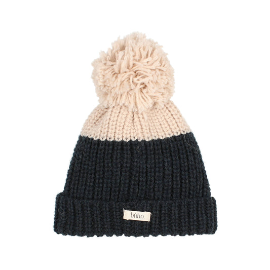 GORRO POM POM BICOLOR BÚHO BCN