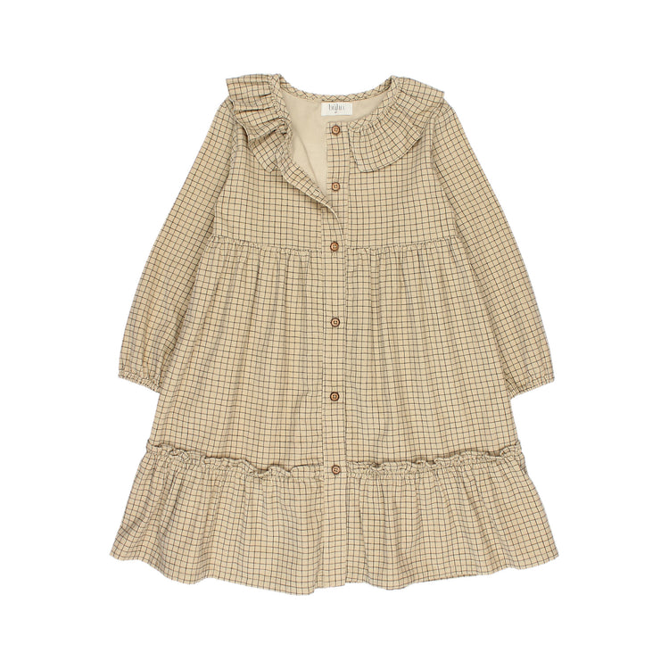 VESTIDO MINI CHECK BÚHO