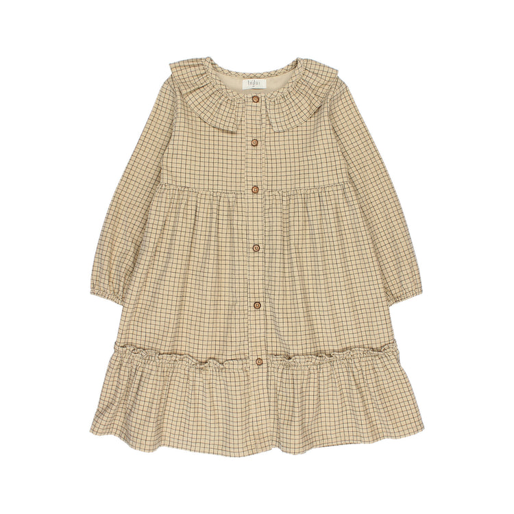 VESTIDO MINI CHECK BÚHO