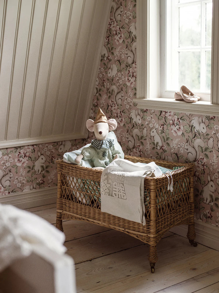 PAPEL PINTADO BOSQUE MÁGICO ROSA