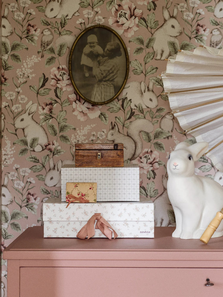 PAPEL PINTADO BOSQUE MÁGICO ROSA