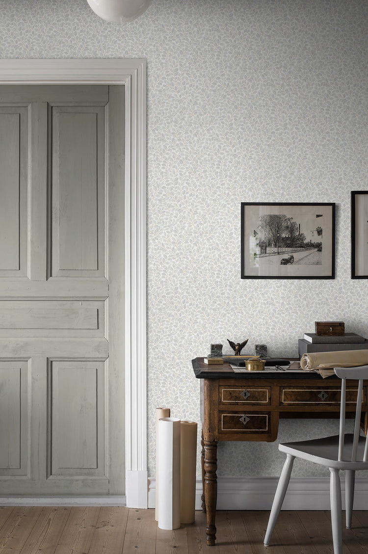 PAPEL PINTADO HAZEL GRAY