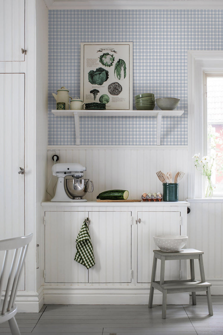 PAPEL PINTADO FRIDA BLUE