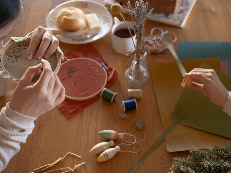 Adornos de Madera - Winter Sparkles