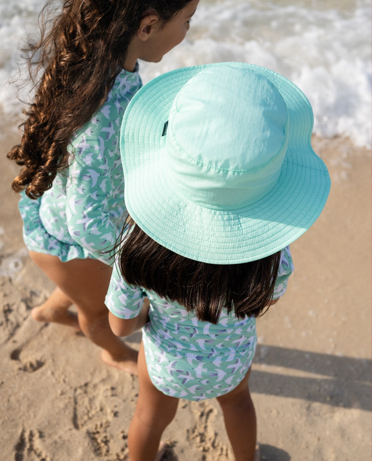 Gorro de Playa Protección Solar Verde