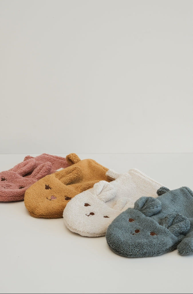 Mitones de Baño Oso y Conejo