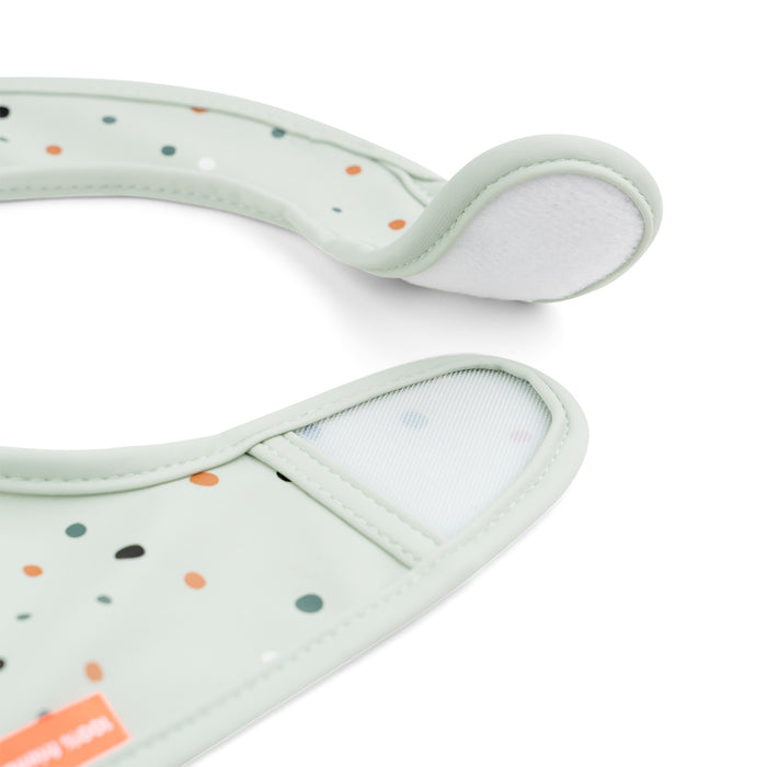 Pack de 2 Baberos con Velcro Croco Verde