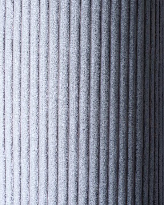 Blueberry Blue Beanbag Chair and Ottoman Set