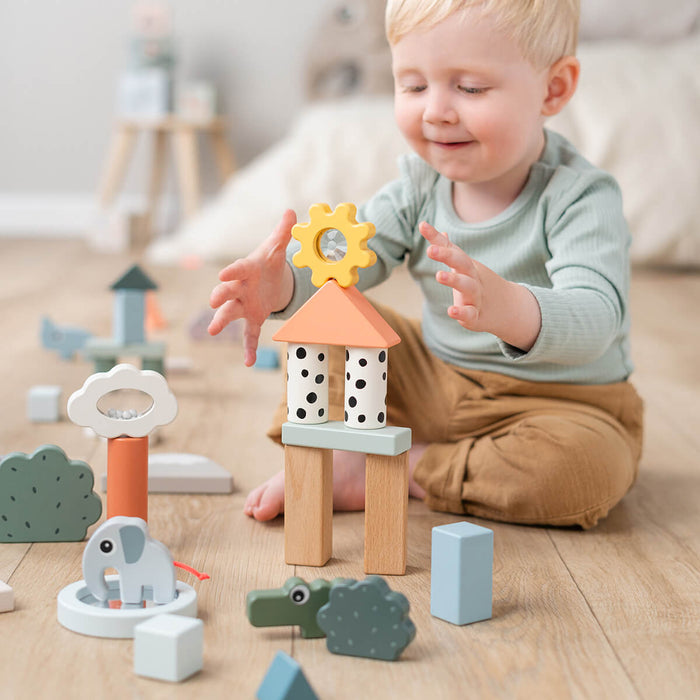 Set Bloques de Madera Deer Friends 34 Piezas