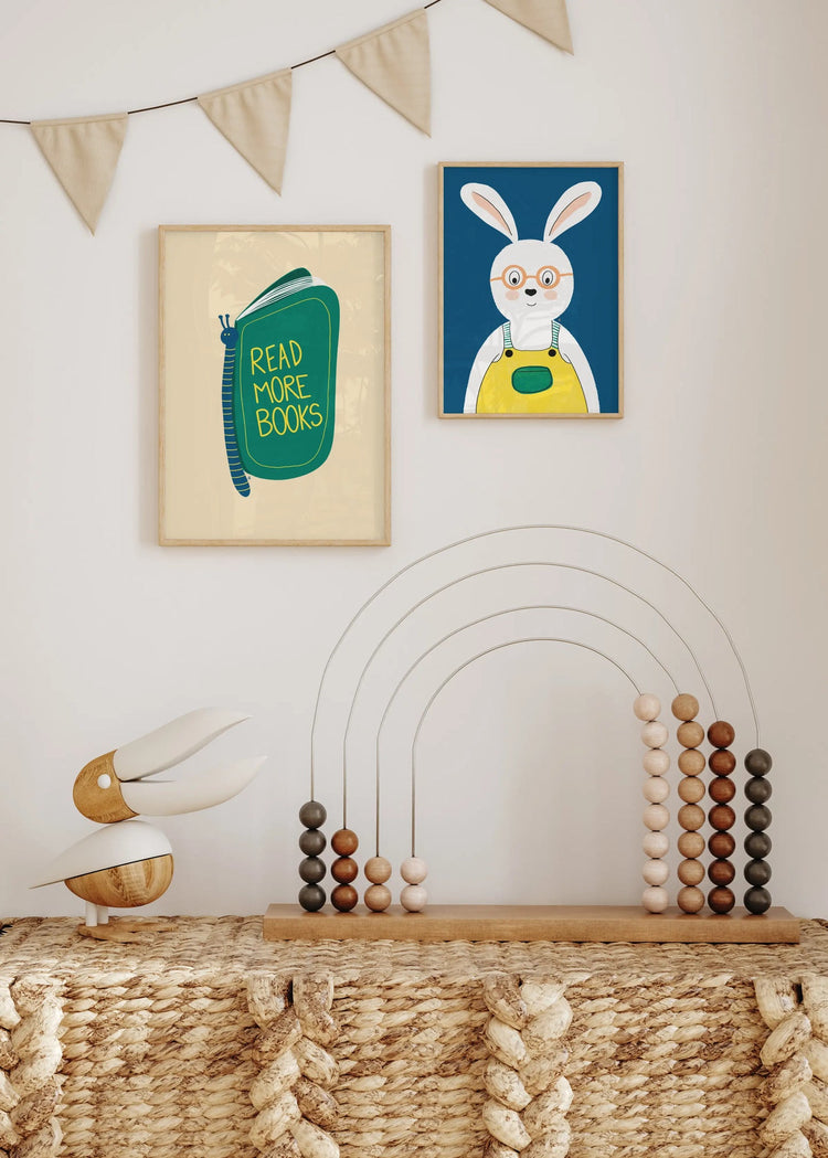 Lámina Decorativa Mi Amigo Conejo por Margaux Levaufre