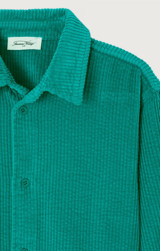 CAMISA VINTAGE VERDE ESMERALDA