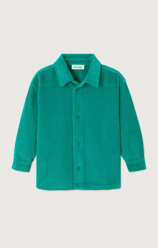 CAMISA VINTAGE VERDE ESMERALDA