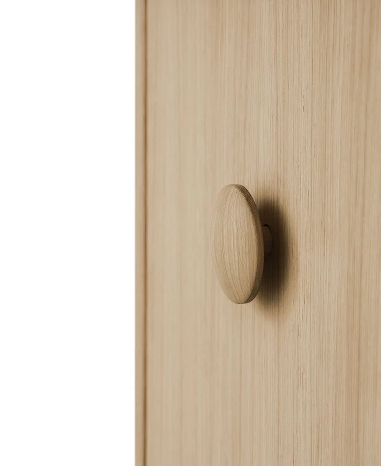 CÓMODA PARA NIÑOS DE MADERA 3 CAJONES, ROBLE