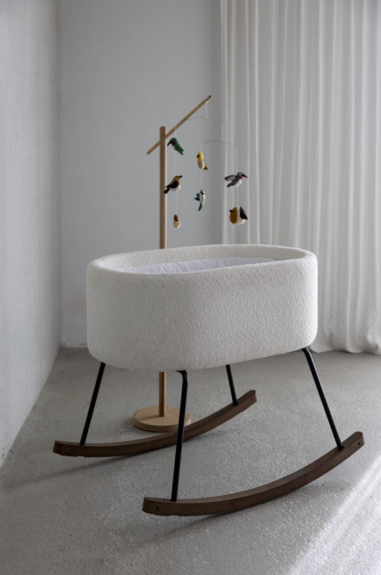 Cuna Mecedora De Luxe - Crema