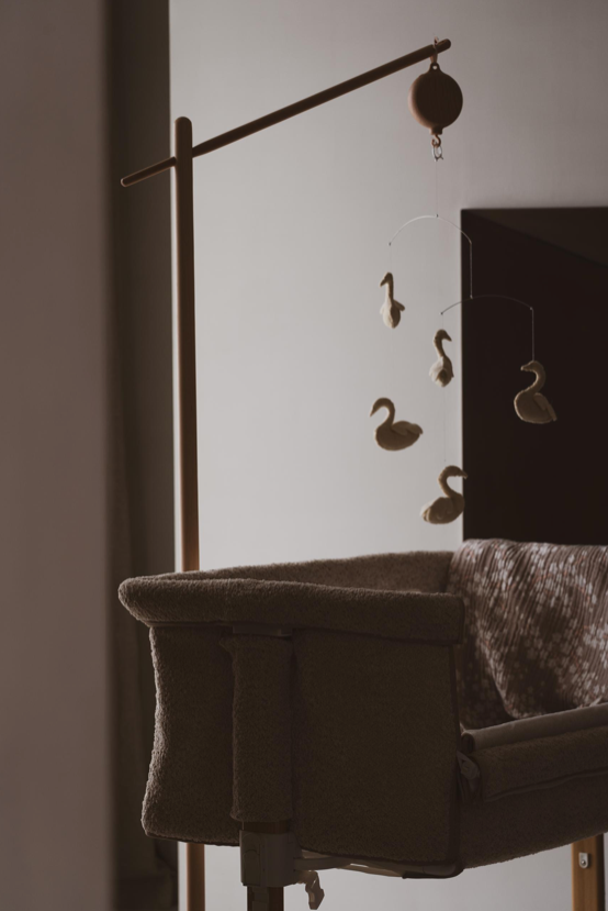 Co-sleeper Side by Side Naturel Bouclé - Beige