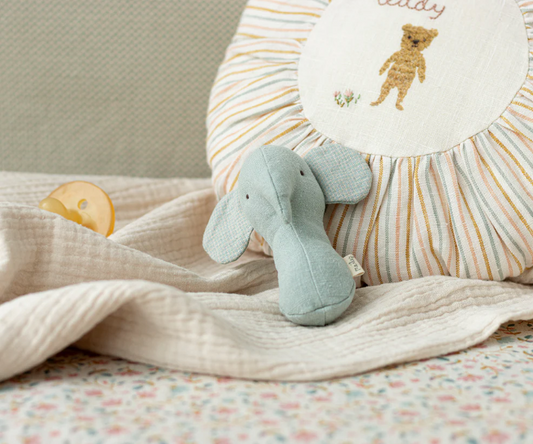 Amigos de cuna, Sonajero elefante - Azul