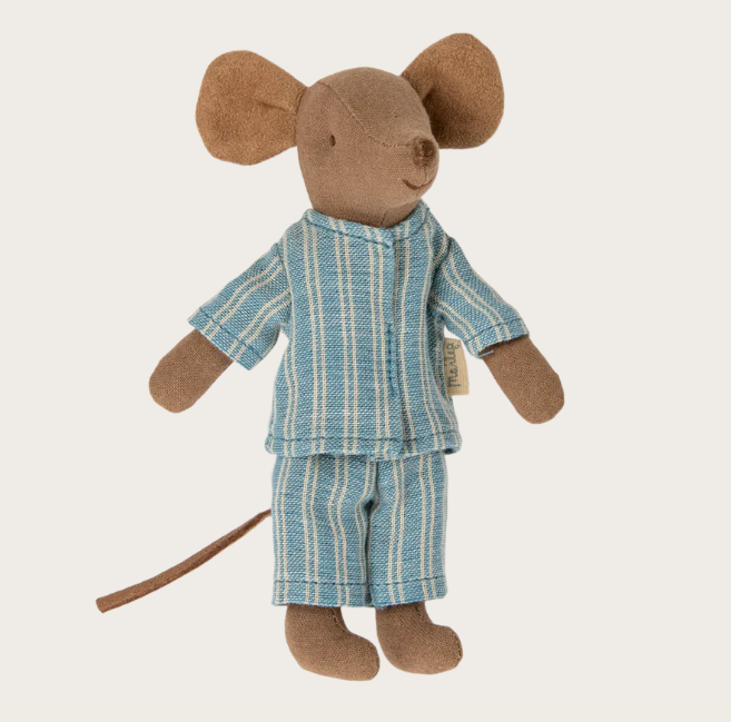 Hermano mayor ratón en caja de cerillas