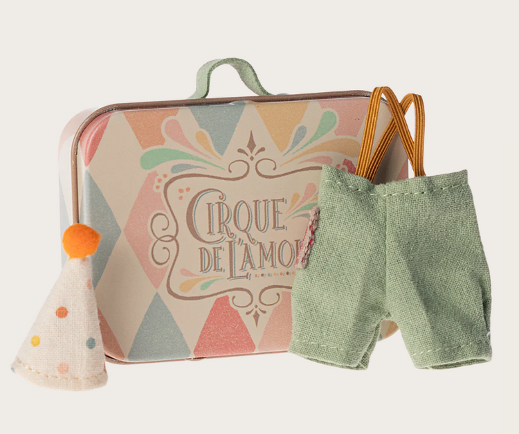 Disfraz de Payaso Circo en Maleta, Hermano pequeño ratón