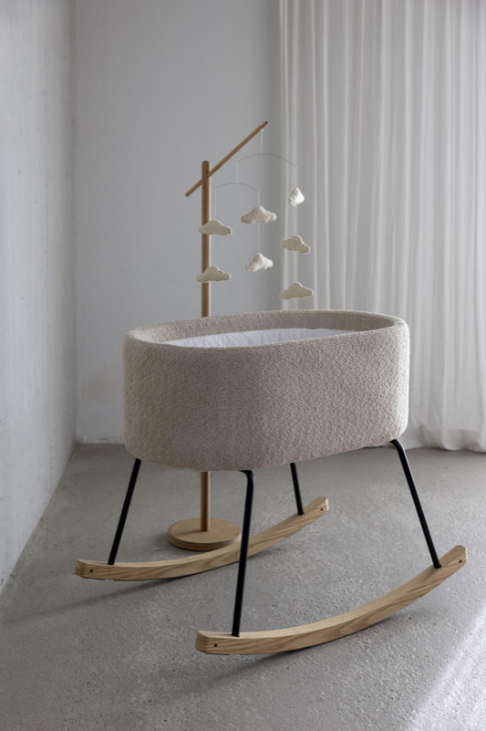 Cuna Mecedora De Luxe - Beige