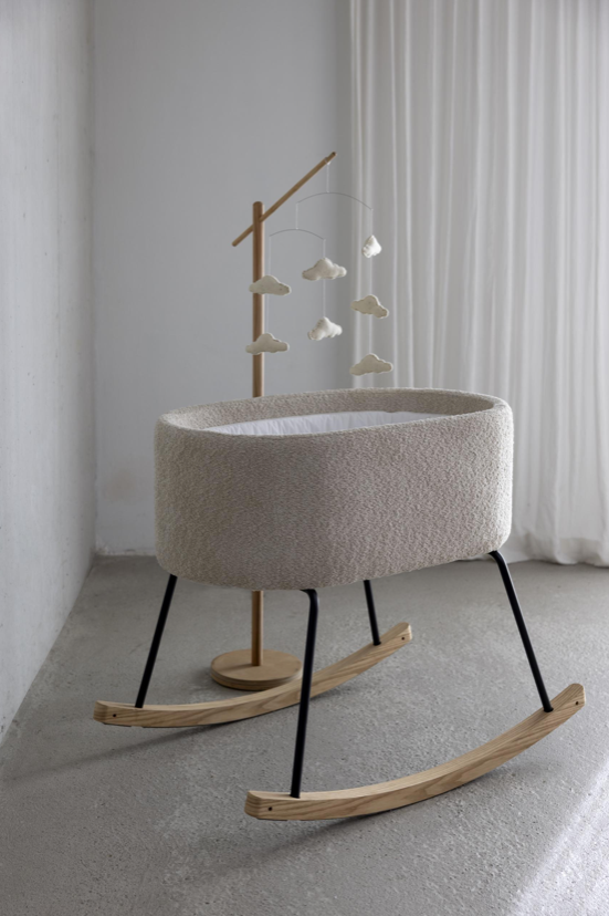 Cuna Mecedora De Luxe - Beige