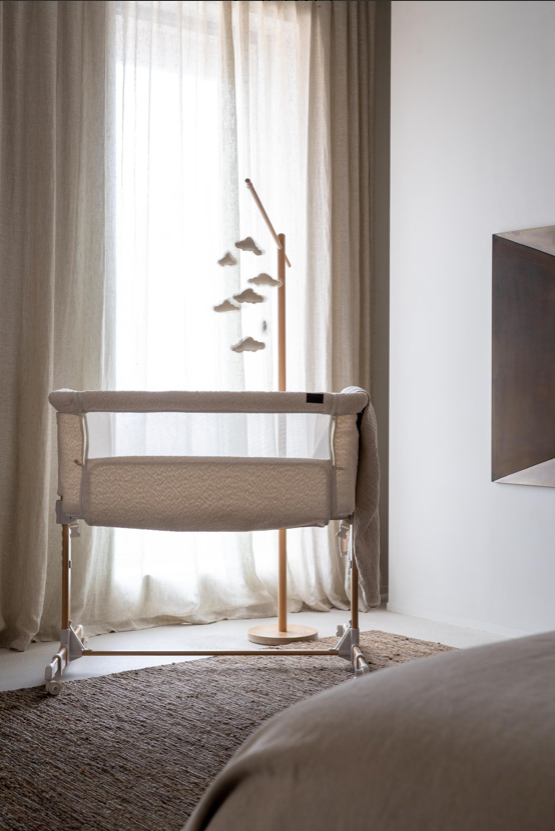 Co-sleeper Side by Side Naturel Bouclé - Crema