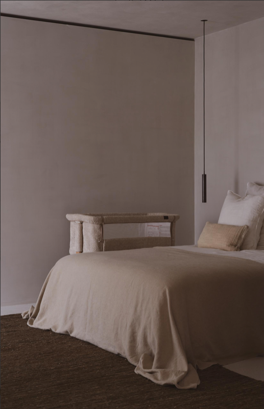 Co-sleeper Side by Side Naturel Bouclé - Beige