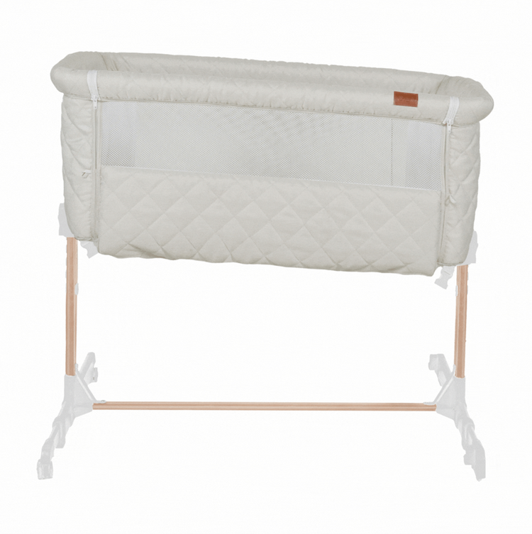 Co-sleeper Side by Side Naturel Acolchado - Arcilla