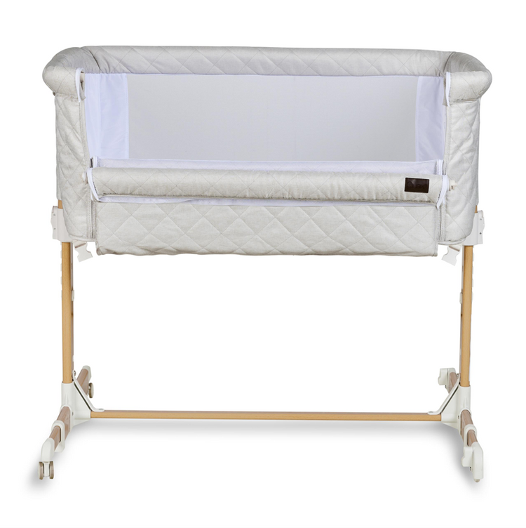 Co-sleeper Side by Side Naturel Acolchado - Arcilla