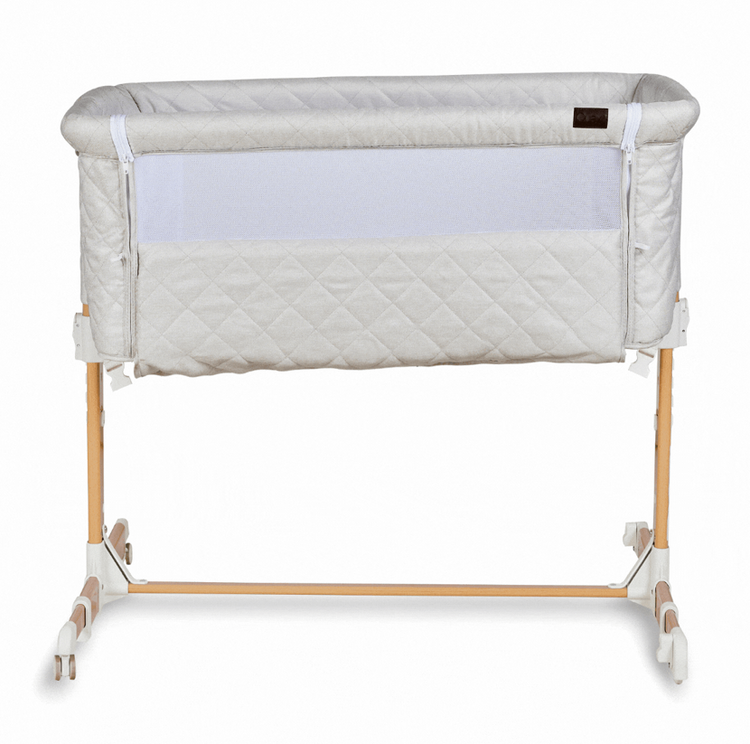 Co-sleeper Side by Side Naturel Acolchado - Arcilla