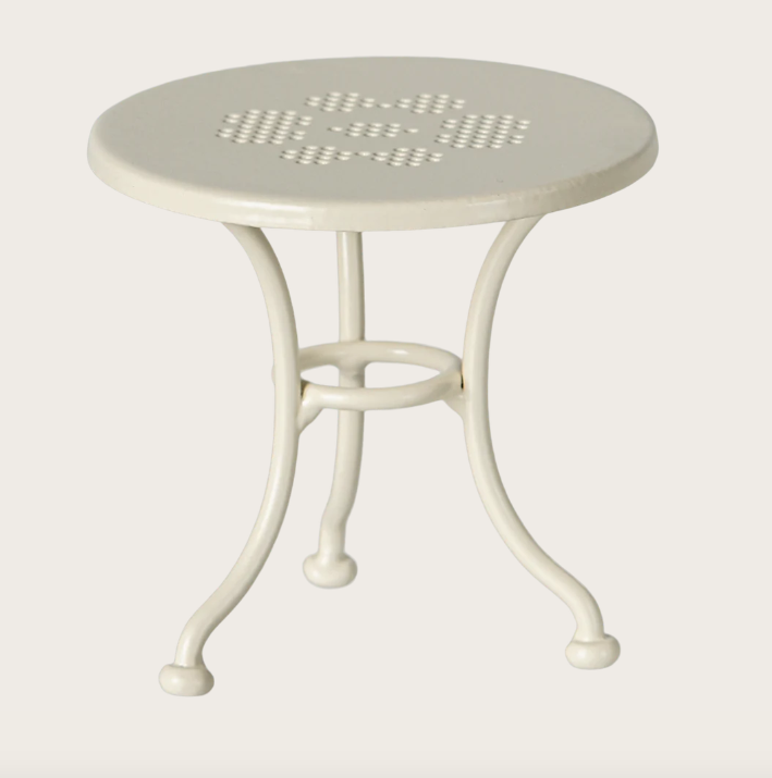 Set de café con mobiliario completo, Pequeño - Blanco hueso